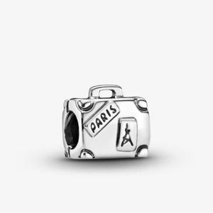 NEW Pandora Suitcase Travel Charm. Sterling Silver BRAND NEW
